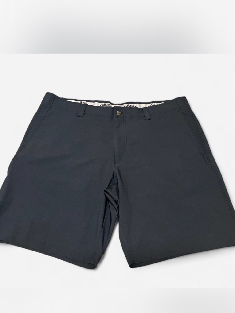 Callaway Charcoal Flat Front Golf Athleisure Shorts men’s size 38